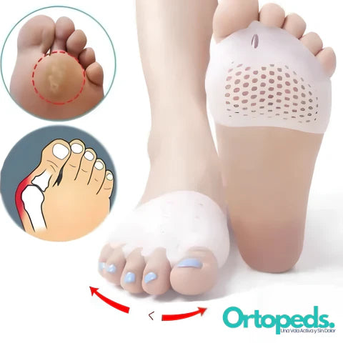 OrtoPlan™ - Almohadillas terapéuticas con separador de dedos