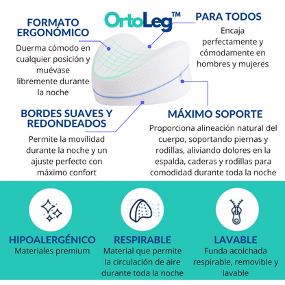 OrtoLeg™ - Descanso Completo para Piernas y Columna